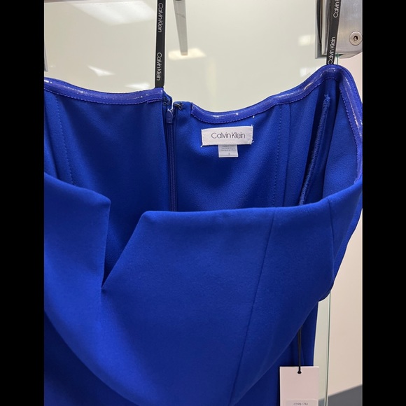 Calvin Klein Blue Evening Dress - Picture 2 of 3